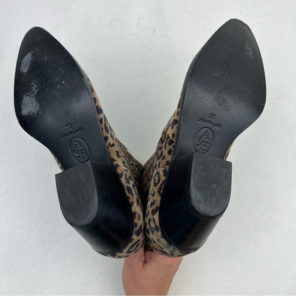 ASH Future Leopard-Print Suede Booties - Picture 9 of 10